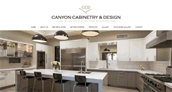 Desktop Screenshot of canyoncabinetry.com